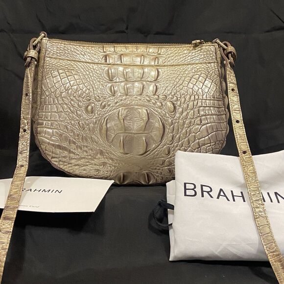 Brahmin Vanessa Chardonney Crossbody Bag with dust bag and original registration - Picture 2 of 11